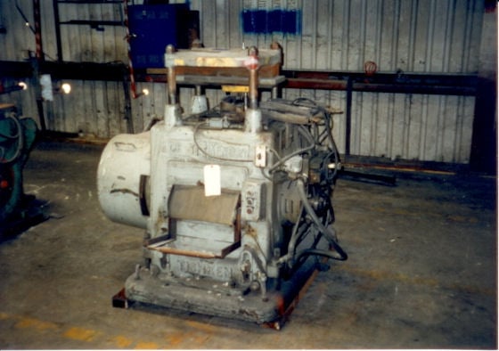 18 Ton, Tishken #CB8L2L, 4-post cut-off press, 2 stroke, air clutch & brake, 1963 - Image 1