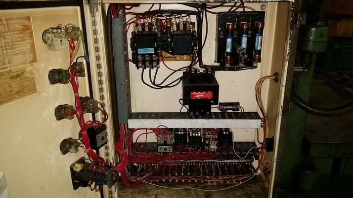 100 Ton, Rousselle #10B80, double crank gap frame press, 6" stroke, 15" Shut Height,air clutch, 50 SPM - Image 5