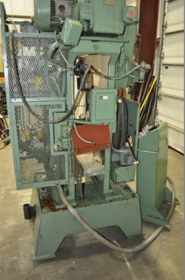 15 Ton, Perkins #15S, gap frame press, 1-1/2" stroke, 7-3/4"Shut Height,air clutch & brake, 100-300 SPM - Image 3
