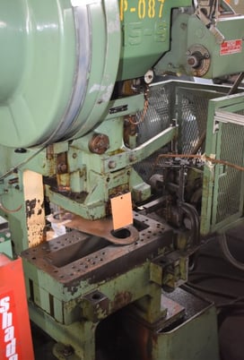 15 Ton, Perkins #15S, high speed gap frame press, 1.5" stroke, 7" Shut Height,air clutch & brake - Image 3