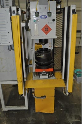 8 Ton, PH #PHN-8, hydraulic press, 8" stroke, 24" daylight, 4" bore, 14.5"x10.5"bed, 2013 - Image 1