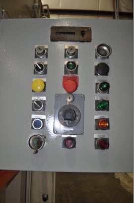 90 Ton, Niagara #E90, OBI back geared press, 9" stroke, 18" Shut Height, 46 SPM,air clutch & brake, 1986 - Image 5