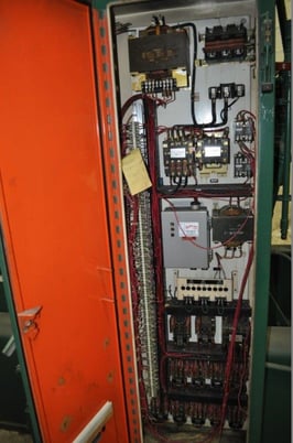 75 Ton, Danly #75, flywheel type OBI press, 8" stroke, 21" Shut Height, air clutch & brake, 40-80 SPM, 1975 - Image 8