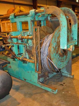 1" x .25" Murdock scrap winder, oscillating wind by hydraulic cylinder,powered scrap dump - Image 2