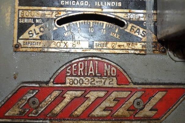 8" x .03" Littell #308-7PDS, flat & shape straightener, 7 rolls, manual adj - Image 3