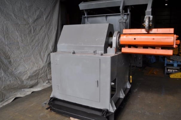 12000 lb. Rowe #12030-DSL, motorized uncoiler, 37" mandrel, 60" outside dimensions, 17"-21" ID - Image 7