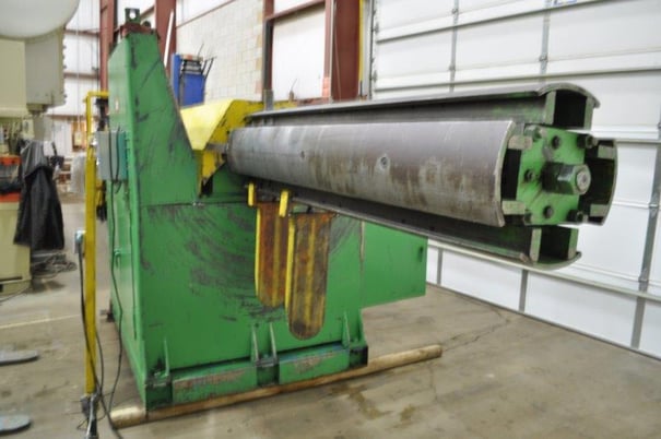 40000 lb. Rowe #40072-DSJ, motorized uncoiler, 84" width, 84" outside dimensions, 20"-24" ID, loop Control - Image 5