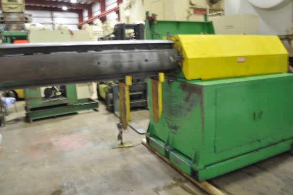 40000 lb. Rowe #40072-DSJ, motorized uncoiler, 84" width, 84" outside dimensions, 20"-24" ID, loop Control - Image 6