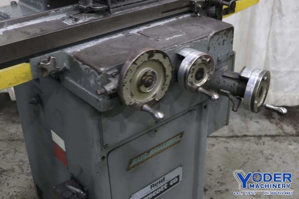 6" x 18" Reid #HR, Rollerway hand feed surface grinder, 1.5 HP, 1 shot lube, #73744 - Image 4