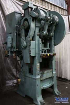 80/60 Ton, Bliss, double action press, 10 stroke of plunger, 10 HP, 25 SPM, #73615 - Image 4