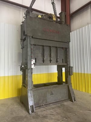 200 Ton, Clearing #S2-200-72-36, straight side double crank stamping press, 12" stroke, 30" Shut Height, 6" - Image 1