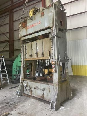 200 Ton, Clearing #S2-200-72-36, straight side double crank stamping press, 12" stroke, 30" Shut Height, 6" - Image 2