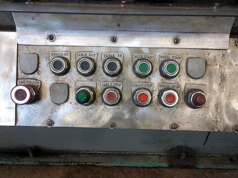 Blanchard #26HD48, Grinder 48" chuck, 24" vertical range, 100 HP, geared head, automatic lube, rebuilt, 1993 - Image 8