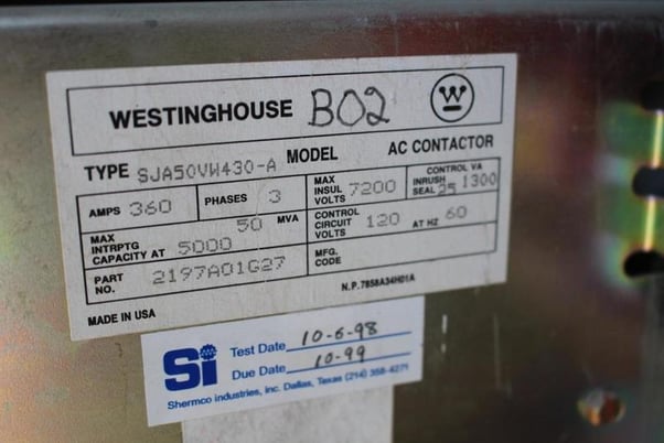 360 Amp. Powell, SJA50VW430-A, 2300 Volt Medium Voltage Starter - Image 3