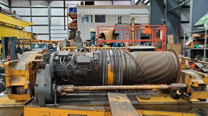 35 Ton, Kone, 30' lift, 34 FPM hoist, 146 FPM trolley, (2) Available, End Trucks Available, 1987, #2160 - Image 3