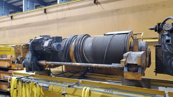 35 Ton, Kone, 30' lift, 34 FPM hoist, 146 FPM trolley, (2) Available, End Trucks Available, 1987, #2160 - Image 5