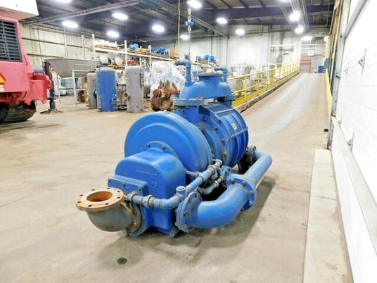 Nash #AT-2006, 2-stage liquid ring vacuum pump w/tank, 20 psi, rebuilt, 2009 - Image 6