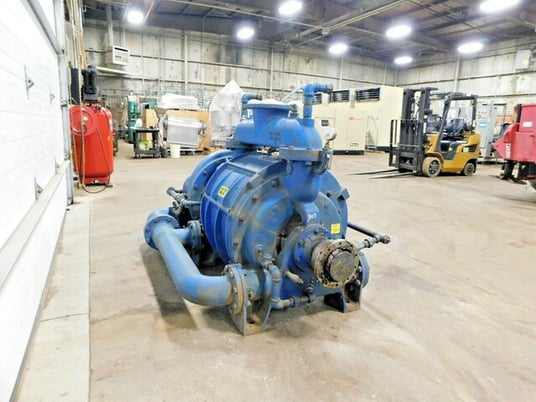 Nash #AT-2006, 2-stage liquid ring vacuum pump w/tank, 20 psi, rebuilt, 2009 - Image 7