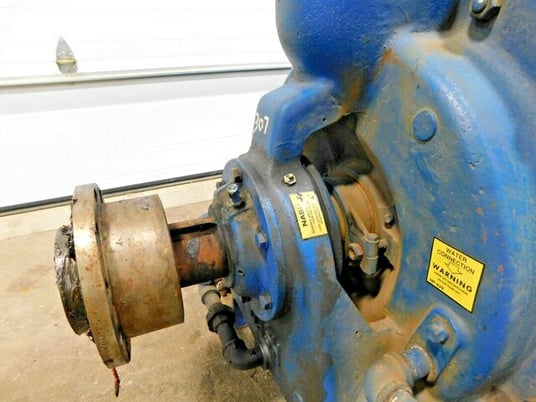 Nash #AT-2006, 2-stage liquid ring vacuum pump w/tank, 20 psi, rebuilt, 2009 - Image 9