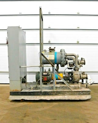 BG-WSA automatic ball cleaning system for tube heat exchanger, (2) 3" valves, 15 HP - Image 1