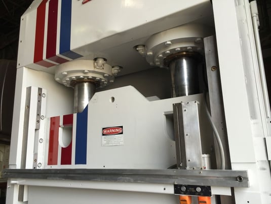 500 Ton, Pacific #400-OBI-6, 12" stroke, 78" x 36" bed, 2 in stock, #4849 - Image 5