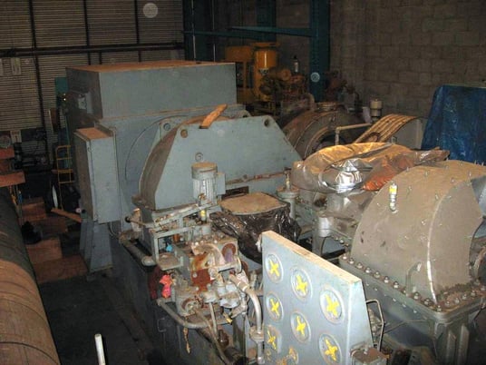 2500 KW General Electric #DEV718 Ships service turbine generators