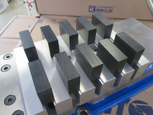 New & Unique 10-station parts holding system for Kurt 6" milling machine vises - Image 2