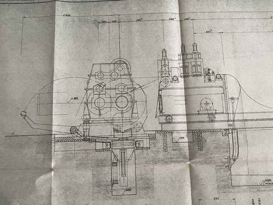 41" x 6.3" Georg Slitting Line, Silicon, GO, GNO, Copper, Al., Turret Recoiler, 15000 lb., 1980 - Image 7