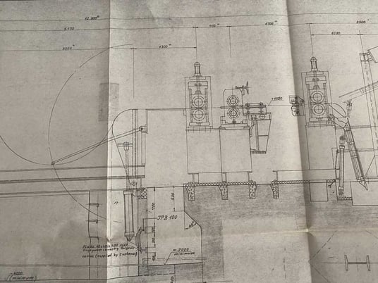 41" x 6.3" Georg Slitting Line, Silicon, GO, GNO, Copper, Al., Turret Recoiler, 15000 lb., 1980 - Image 8