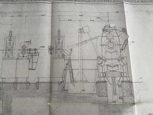41" x 6.3" Georg Slitting Line, Silicon, GO, GNO, Copper, Al., Turret Recoiler, 15000 lb., 1980 - Image 9