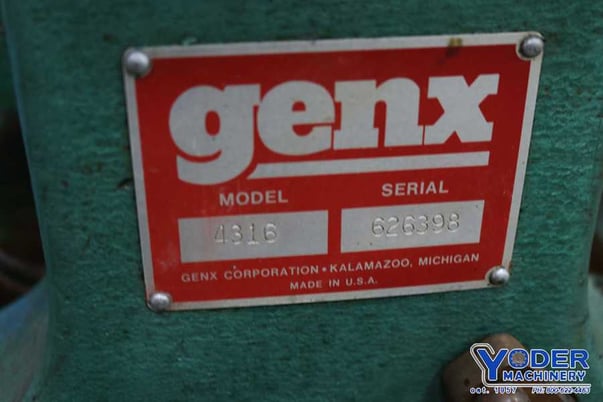 14" Genx #4316, comparator, 16-1/2" x6" table, 10x lens, AcuRite 2-Axis digital read out, 1996, #73820 - Image 4