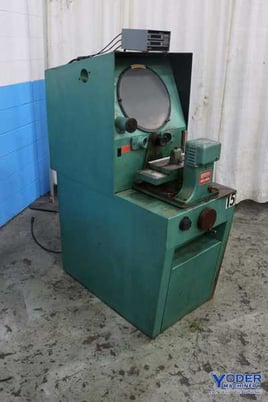 14" Genx #4316, comparator, 16-1/2" x6" table, 10x lens, AcuRite 2-Axis digital read out, 1996, #73820 - Image 6
