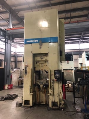 630 Ton, Komatsu #L1C-630-3, SSSC Link Drive press, 8.6" stroke, 20.47" Shut Height, #13892J - Image 5