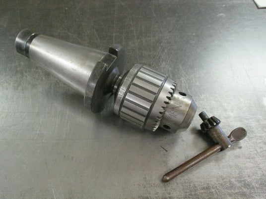 Jacobs #18N, 3/4" ball bearing drill chuck on NMTB-50 arbor - Image 1