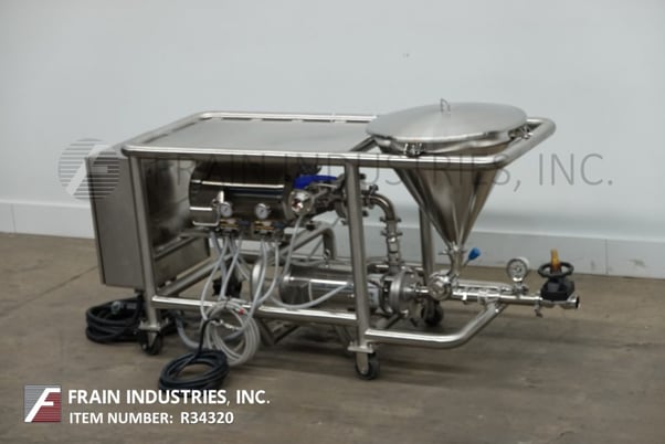 Fristam, 316 Stainless Steel, inline, integrated mixing system, incorporates Model FZX-2100 liquid ring pump - Image 5