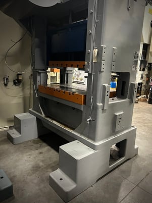 150 Ton, Minster #P2, 6" stroke, 23" Shut Height, 54" x40" bed, 45-90 SPM, cush in bed, (2 available) - Image 6