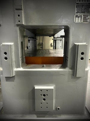 150 Ton, Minster #P2, 6" stroke, 23" Shut Height, 54" x40" bed, 45-90 SPM, cush in bed, (2 available) - Image 8