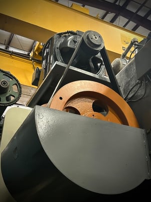 150 Ton, Minster #P2, 6" stroke, 23" Shut Height, 54" x40" bed, 45-90 SPM, cush in bed, (2 available) - Image 9