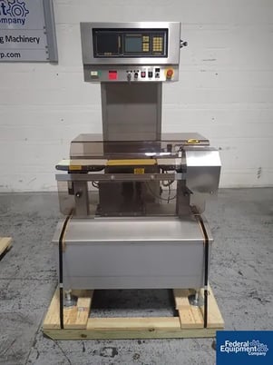 Boekels #EWK 449, checkweigher, 5" wide x 12" weight section, kick reject & controls, serial #2.01.97.29.232 - Image 2