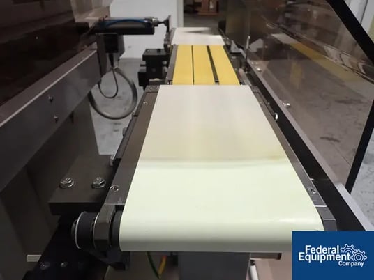 Boekels #EWK 449, checkweigher, 5" wide x 12" weight section, kick reject & controls, serial #2.01.97.29.232 - Image 7
