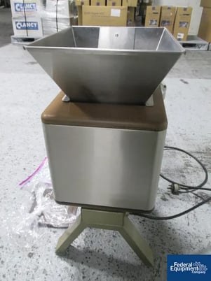 Deitz Versacount #714, tablet counter w/rotary glass table, dual filling funels, counter controls, s/n #910 - Image 5