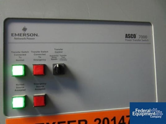 260 Amp. Emerson Network Power Asco 7000 Series, power transfer switch, 480 Volts, s/n #566223-001, #2792-31 - Image 3