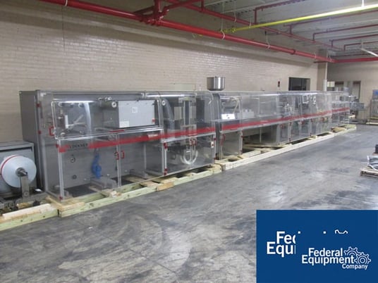 Klockner #P3000 cartoner, blister packaging line, Scandia bundler, CP1200 serial# 017, P3000 serial# 036 - Image 1