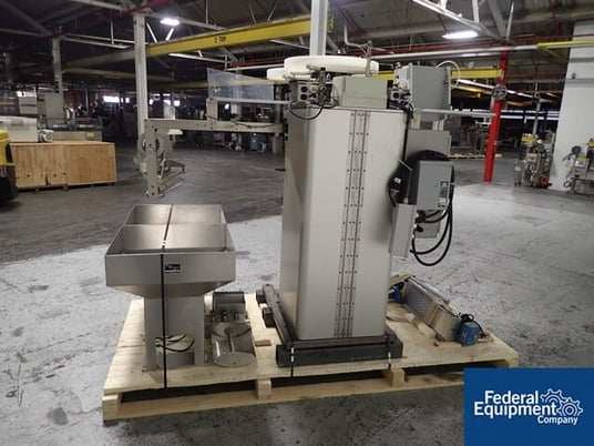 Wrap-Ade #UPH8-12, veritcal dose packer, 12" wide seal area, dual vibrating feeders, Stainless Steel hoppers - Image 5