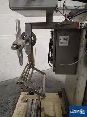 Wrap-Ade #UPH8-12, veritcal dose packer, 12" wide seal area, dual vibrating feeders, Stainless Steel hoppers - Image 7