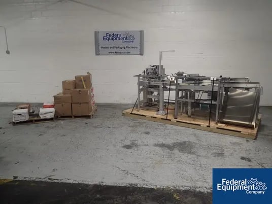 Iwka Jones #Legacy, horizontal cartoner, tuck closure, 4-head Orbi-Trak rotary carton feeder, as-is, #2923-7 - Image 3