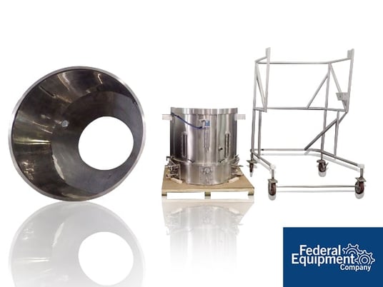 Vector Wurster Insert, Stainless Steel, 970 liter capacity, (6) Wurster tubes with spray guns, expansion - Image 1