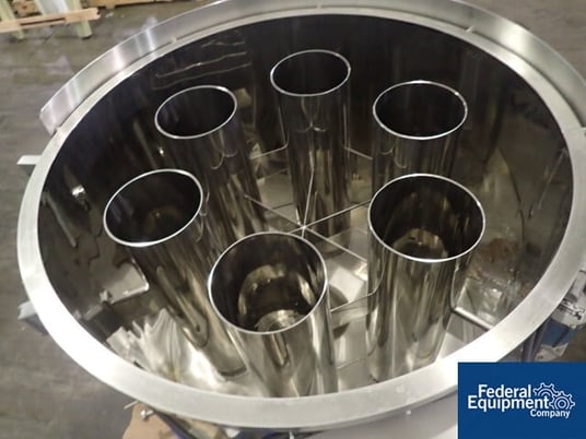 Vector Wurster Insert, Stainless Steel, 970 liter capacity, (6) Wurster tubes with spray guns, expansion - Image 6