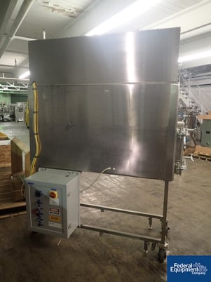 CPS Isolator, 316L Stainless Steel, 66" W x 24" D x 37" H chamber, single sided, 3 glove ports, 16" x 21" - Image 5