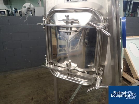 CPS Isolator, 316L Stainless Steel, 66" W x 24" D x 37" H chamber, single sided, 3 glove ports, 16" x 21" - Image 7